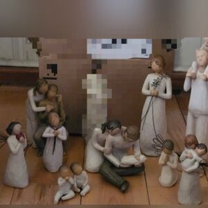 Willow Tree Figurines (one is not)